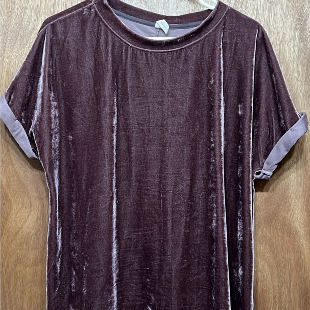 Wishlist Purple Cuffed Sleeve Boxy T-Shirt